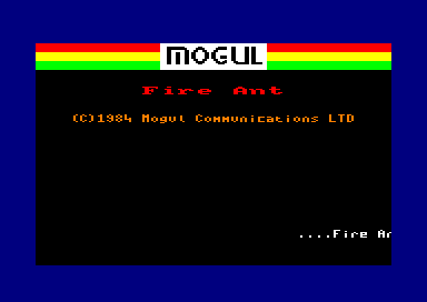 Fire Ant for the Amstrad CPC