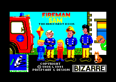 Fireman Sam for the Amstrad CPC