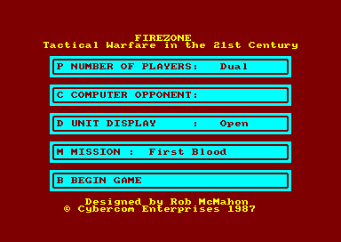 Firezone for the Amstrad CPC