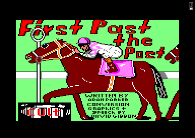First Past The Post for the Amstrad CPC