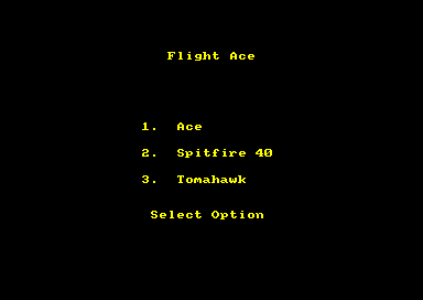 Flight Ace for the Amstrad CPC