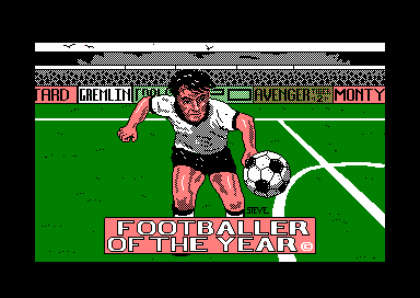 Footballer of the Year for the Amstrad CPC