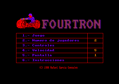 Fourtron for the Amstrad CPC
