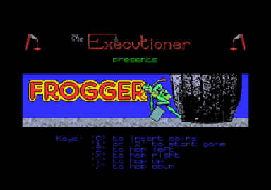 Frogger for the Amstrad CPC