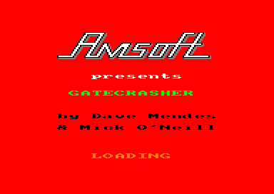 Gatecrasher for the Amstrad CPC