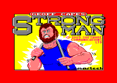 Geoff Capes Strong Man for the Amstrad CPC