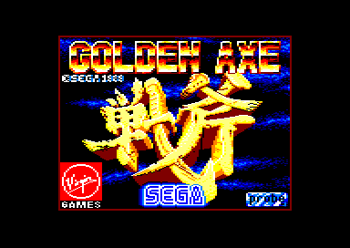 Golden Axe for the Amstrad CPC