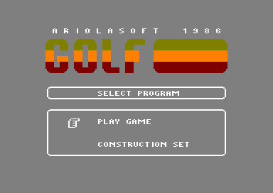 Golf for the Amstrad CPC
