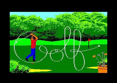 Golf Trophee for the Amstrad CPC