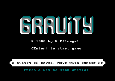 Gravity for the Amstrad CPC
