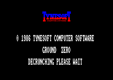 Ground Zero for the Amstrad CPC