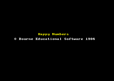 Happy Numbers for the Amstrad CPC