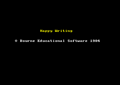 Happy Writing for the Amstrad CPC