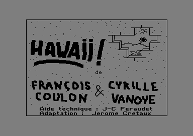 Hawaii! for the Amstrad CPC
