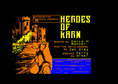 Heroes of Karn for the Amstrad CPC
