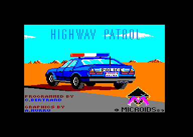 Highway Patrol for the Amstrad CPC