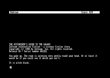 Hitchhikers Guide to the Galaxy for the Amstrad CPC