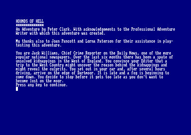 Hounds of Hell for the Amstrad CPC