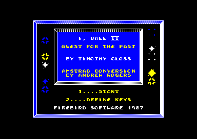 I Ball 2 for the Amstrad CPC
