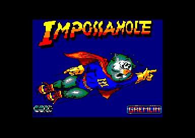 Impossamole for the Amstrad CPC
