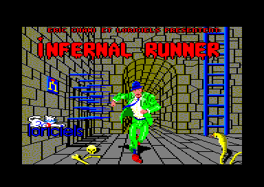 Infernal Runner for the Amstrad CPC