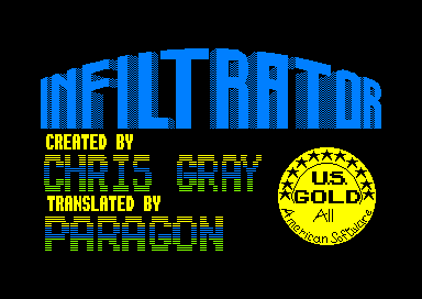 Infiltrator for the Amstrad CPC