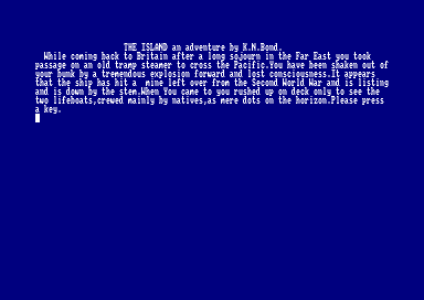 Island : The for the Amstrad CPC