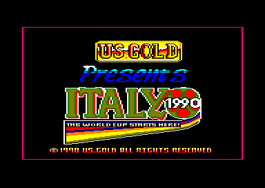 Italy 90 for the Amstrad CPC