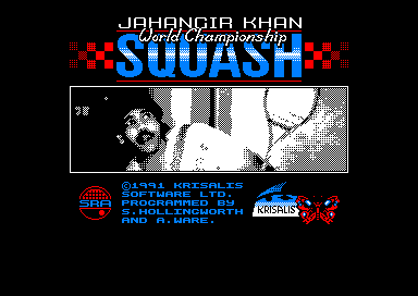 Jahangir Khan World Championship Squash for the Amstrad CPC