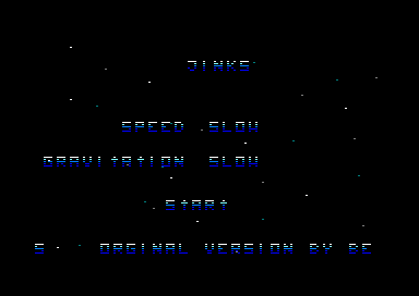 Jinks for the Amstrad CPC