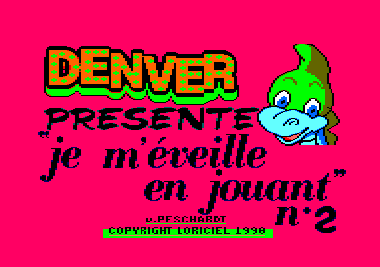 Je M`Eveille En Jouant 2 for the Amstrad CPC