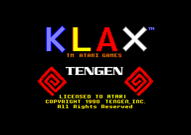 Klax for the Amstrad CPC