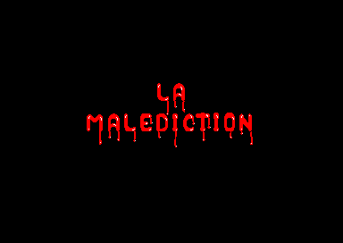 La Malediction for the Amstrad CPC