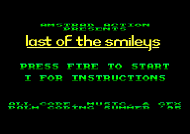 Last of the Smileys for the Amstrad CPC