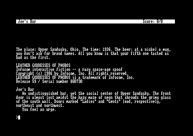 Leather Godess of Phobos : The for the Amstrad CPC