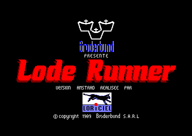 Lode Runner for the Amstrad CPC