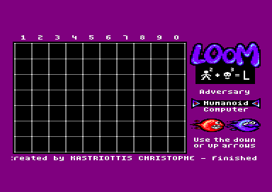 Loom for the Amstrad CPC