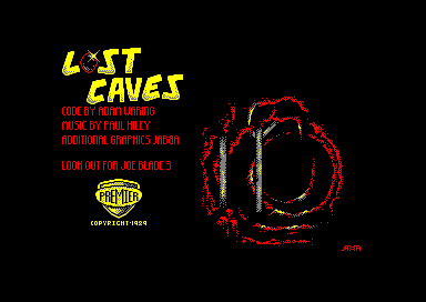 Lost Caves for the Amstrad CPC