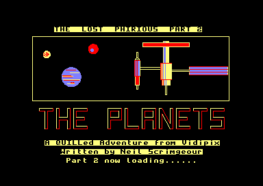 The Lost Phirious : Part 2 - The Planets for the Amstrad CPC