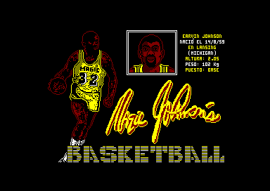 Magic Johnson Basketball for the Amstrad CPC