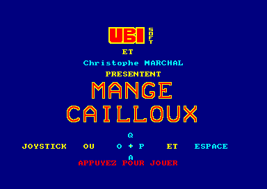 Mange Cailloux for the Amstrad CPC
