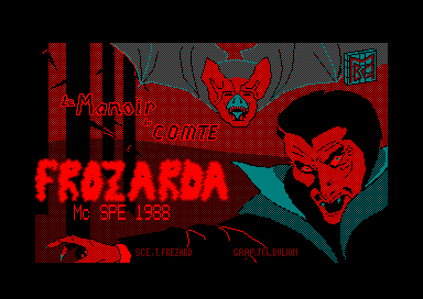 Le Manoir du comte Frozarda for the Amstrad CPC