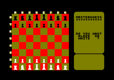 Masterchess for the Amstrad CPC