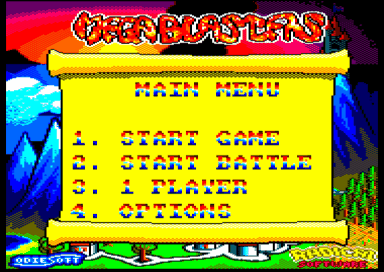 Megablasters for the Amstrad CPC