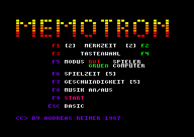 Memotron for the Amstrad CPC