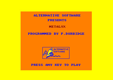Metalyx for the Amstrad CPC