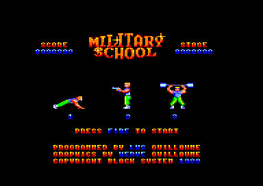 Military School for the Amstrad CPC