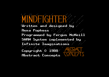 Mindfighter for the Amstrad CPC