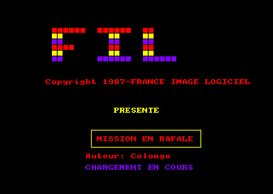 Mission en Rafale for the Amstrad CPC