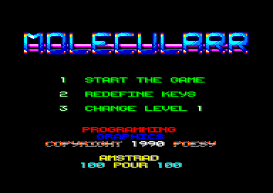 Molecular for the Amstrad CPC